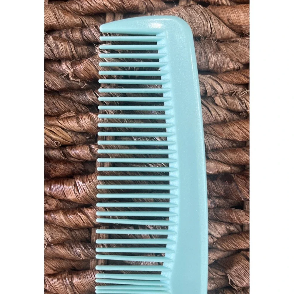 VINTAGE REVLON 2‎ Piece COMB SET Mint Green 1990's Excellent Condition Clean
